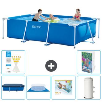 Intex Piscina Con Estructura Rectangular - 300x200x75 Cm - 7-piezas S148