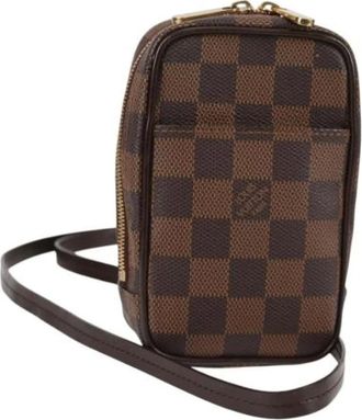 Louis Vuitton Pre-owned Tela pouches - - Pre-owned - Donna - Marrone - ONE SIZE
