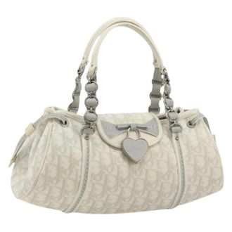 Dior Pre-owned Vintage PVC Hand Bag - Dames - Pre-owned - Wit - Maat: ONE Size Leer