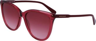 Longchamp LO718S 601 Womens Sunglasses Red Size 56