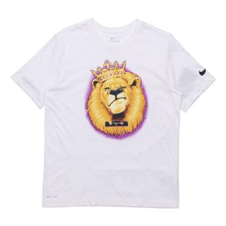 Nike LBJ Dry Tee James Printed TEE Men White BV8316-100
