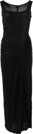 Pinko Zwarte Jurk - Dames - Feestkleedjes - Zwart - S - Kleedjes