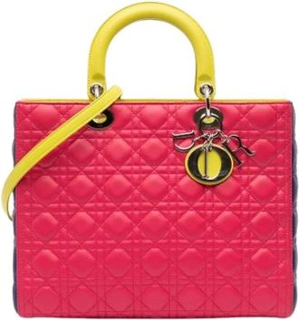 Dior Pre-owned Handbags, female, Pink, Size: ONE SIZE Pre-owned Vintage Handbag