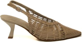 Pons Quintana Schoenen, Dames, Grijs, 39 EU, Leer, Dongola Slingback