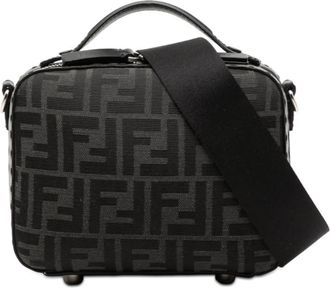 Fendi Pre-owned Fendi Mini Zucca Canvas Suitcase Bag 7VA552 AGOM 228 9047