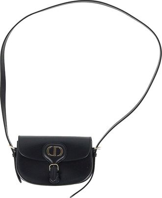 Dior Black Sheep Leather New Dior Bobby Mini Bag (Authentic Pre-Loved)