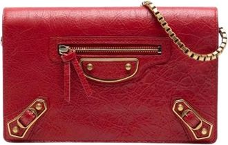 Balenciaga Pre-owned Cross Body Bags, female, Red, Size: ONE SIZE Pre-owned Vintage Crossbody