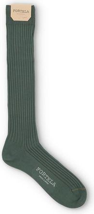Fortela Fine Ribbed Socks in Beige at Nordstrom, Size One Size Eu