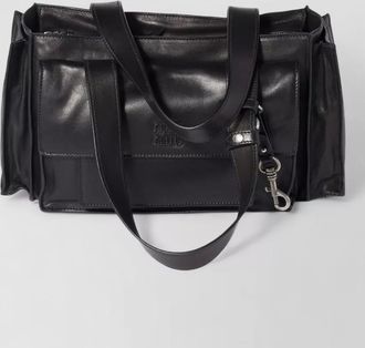 Miu Miu shoulder bag adjustable strap front and side pockets