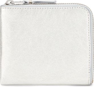 Comme Des Gar&ccedil;ons Womens Wallet Compact Zipped Silver Vachette & Purses