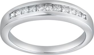 LuvMyJewelry Velisse 0.60 Ct 10K Gold Diamond Band in 10K White Gold at Nordstrom, Size 7