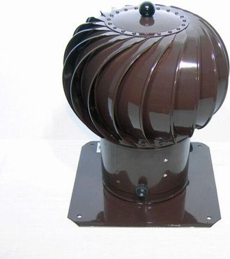 OEM Soporte De Chimenea Turbo Rotativo 200mm Marr&oacute;n - Rkm Tur 200b