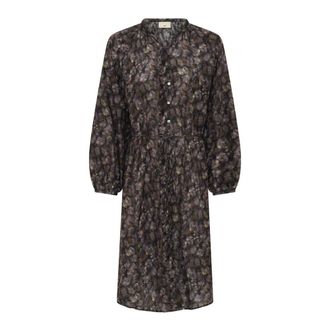 Julie Fagerholt - Heartmade Elegant Dress with Feather Print