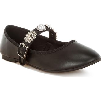 London Rag Kavana Mary Jane Flat in Black at Nordstrom Rack, Size 10