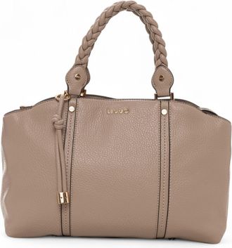 Liu Jo Borsa shopping Ecs m satchel Beige Liu Jo Donna