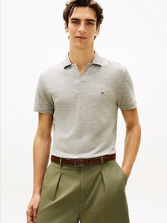 Tommy Hilfiger Regular Fit Textured Oxford Pique Polo Shirt