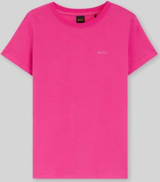 Boss Orange by Hugo Boss BOSS Orange Regular Fit T-Shirt aus reiner Baumwolle Modell ESOGO in Pink, Gr&ouml;&szlig;e XL