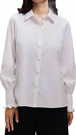 Foxcroft Avril Shirt In White
