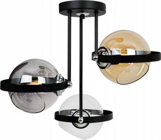 OEM L&aacute;mpara Colgante Moderna Con Anillo De Vidrio Mix