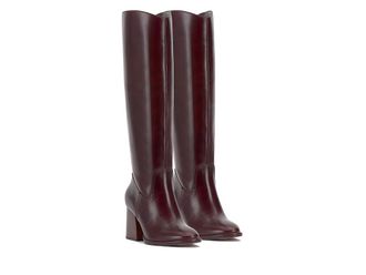 Vince Camuto Leila Womens Boots Rich Mahogany : 12 M, Leather