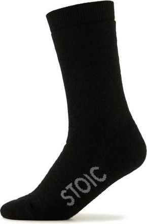 Stoic Merino Warmwool Medium Merinosocken - Unisex | schwarz