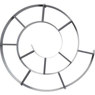 Kare Design Estanter&iacute;a pared plata gris