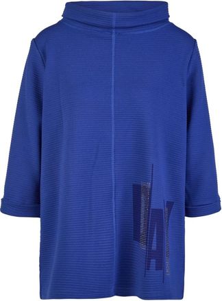 Doris Streich Trui met ronde hals - Heren - Ronde hals truien - Blauw - XL - Polyester - Truien & Vesten