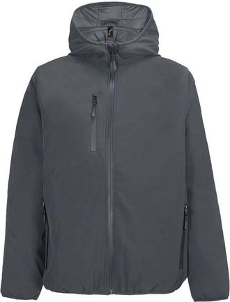 SOLS Heren Falcon Gewatteerde Softshell Jas (Charcoal)