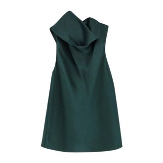 Vince Dames, Tops, Groen, Maat: L Satijn