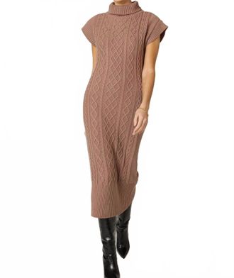 Cleobella Shana Midi Dress In Woodrose