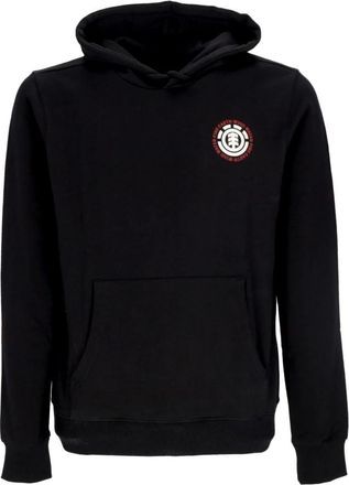 Element Lichtgewicht Hoodie met zeehondenafdruk Bp Hoodie - Heren - Hoodies - Zwart - S - Katoen - Hoodies & sweatvesten