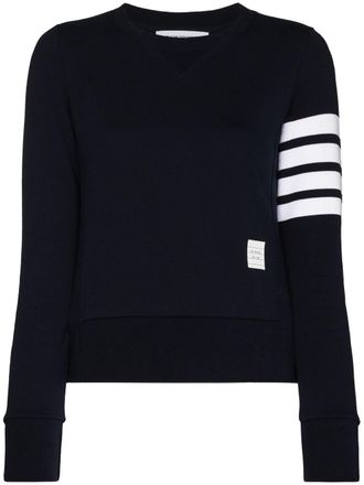 Thom Browne 4 Bar Baumwoll -Sweatshirt