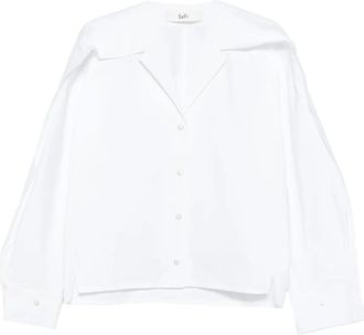 Séfr Blouse met boogkraag - Wit