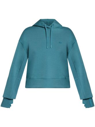 Lacoste Hoodie met logo-applicatie - Blauw