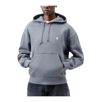 Carhartt Work in Progress Hooded Casey Sweatshirt - Dames - Hoodies - Grijs - S - Katoen - Hoodies & sweatvesten