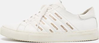 Axel Arigato White Leather Low Top Sneakers