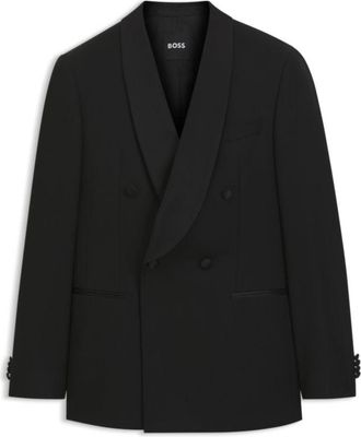 BOSS Slim-fit blazer crafted from Italian virgin wool