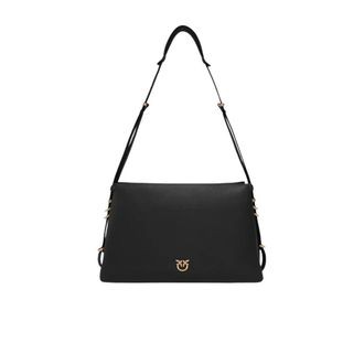 Pinko One- Two- Three Tas - Dames - Schoudertassen - Zwart - ONE Size - Katoen - Tassen