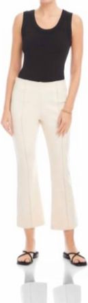Fifteen Twenty Sigourney Pintuck Pants In Cream