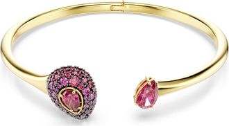 Swarovski Sublima Pear Cut 18K Gold Finish Bangle