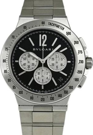 Bulgari Pre-owned Vintage Polshorloge - Heren - Vintage Horloges - Zwart - ONE Size - Vintage