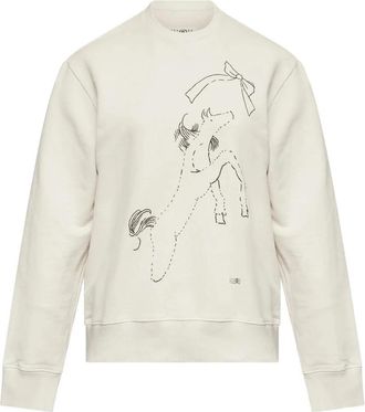 Maison Margiela Sweatshirts - Dames - Sweatshirts - Beige - XS - Hoodies & sweatvesten