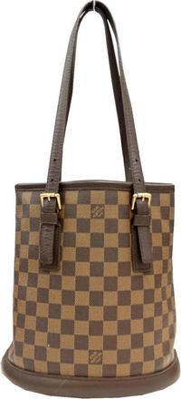 Louis Vuitton Damier Brown Damier Canvas Shoulder Bag Tote Bag (Pre-Owned)