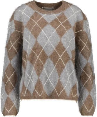 Mercer Amsterdam Scuba Crewneck Meap 261018 - Dames - Ronde hals truien - Veelkleurig - S - Polyester - Truien & Vesten
