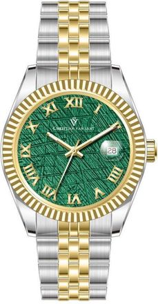Christian Van Sant Stellar Green Dial Mens Watch CV0707