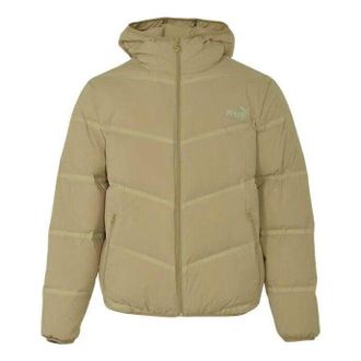 Puma Hooded Puffer Jacket Brown 674640-12