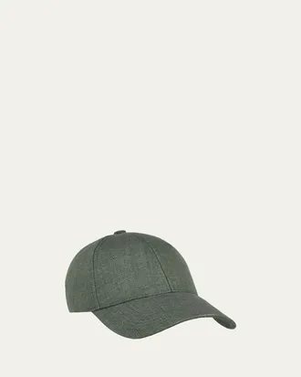 Varsity Mens Linen Moisture-Wicking Baseball Cap