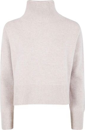 Kujten Ulla Crop Cropped Turtle Neck Sweater