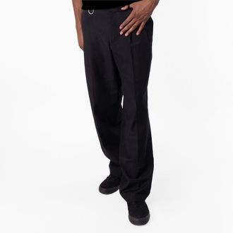 &Eacute;tudes Studio Mens Black Wide-Leg Trousers, Brand Size 50 ( US Size 40 )