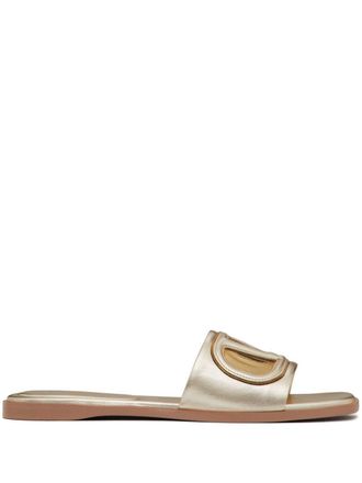 Valentino Garavani Vlogo Flat Sandals-Donna